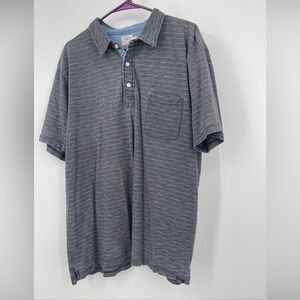 Faherty Short Sleeve Sunwashed Organic Cotton Polo Shirt 2XL